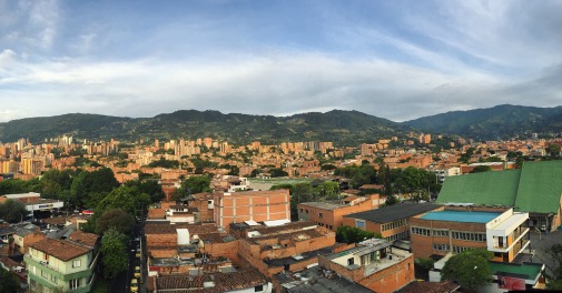 Photo cred to Dara, view from our new apartment in Envigado.